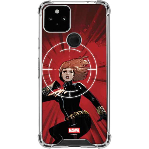 Marvel Black Widow Widowmaker Google Pixel 5 Clear Case